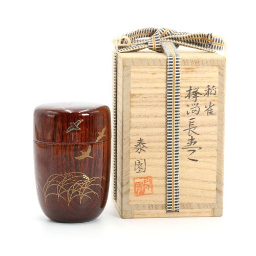 Japanese lacquer long natsume - japanese,