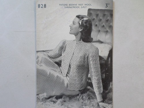 Original 1940 knitting - original, 1940's