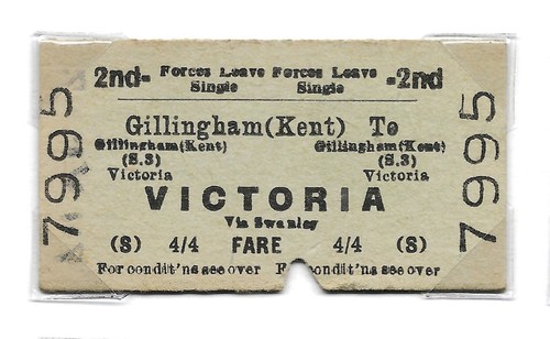 1962 gillingham to - gillingham, (kent)