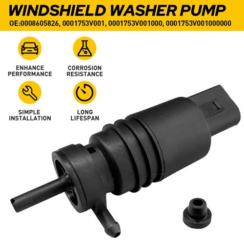 Front windscreen washer pump - front,