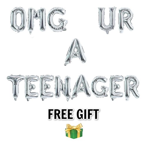 13th happy birthday foil - 13th,