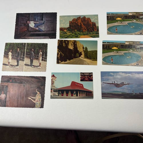Vtg postcards lot pizza - lot, 15