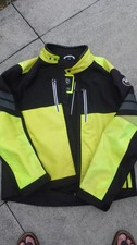 BMW BAVELLA MOTORCYCLE JACKET NEON/BLACK SIZE 58 GOOD USED CONDITION