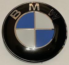 BMW 82mm Bonnet Boot Hood Trunk Emblem Badge Round for E46 E60 E90 F10 F30