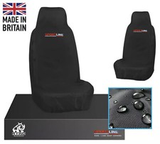 For VW Transporter Driver Seat Covers 100% Waterproof Black Sport Line T4 T5 T6