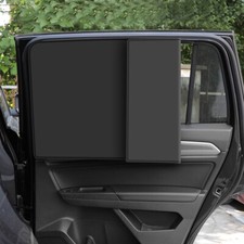 1x Magnetic Car Sunshade UV Protector Rear Side Window Curtain Sun shade Black