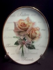 Bradford plate SISTERS ARE FOREVER FRIENDS