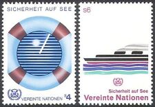 UN (V) 1983 Safety/Ships/Boats/Radar/Nautical/Maritime/Transport 2v set n25270b