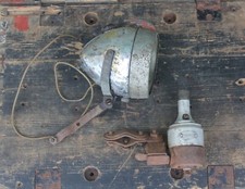 ORIGINAL RIEMANN BICYCLE FRONT HEAD LAMP LIGHT WITH DINAMO NO 663 1939 GERMANY