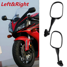 2PCSMotorcycle Review Side Rear Wing Mirror For Honda CBR 600RR 1000RR 125R 250R