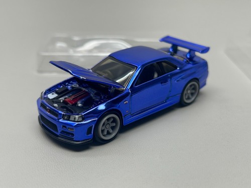 Nissan skyline blue gt r - nissan,
