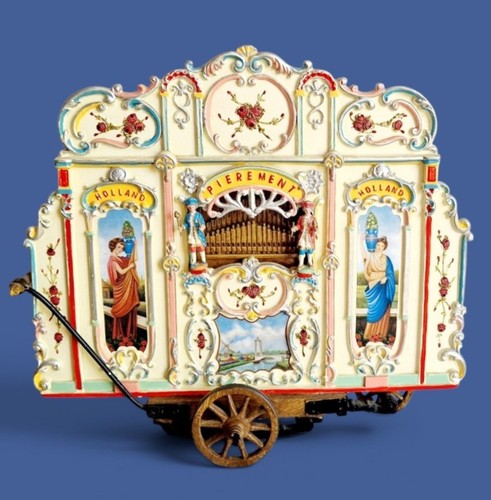 Antique barrel organ - organ, frei