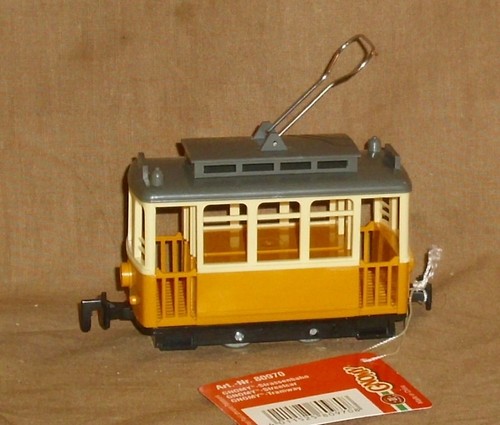 Gnomy tram plastic 5cm - tram, 11.5cm
