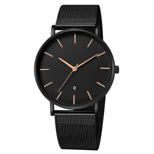 Mens minimalist watch black - watch,