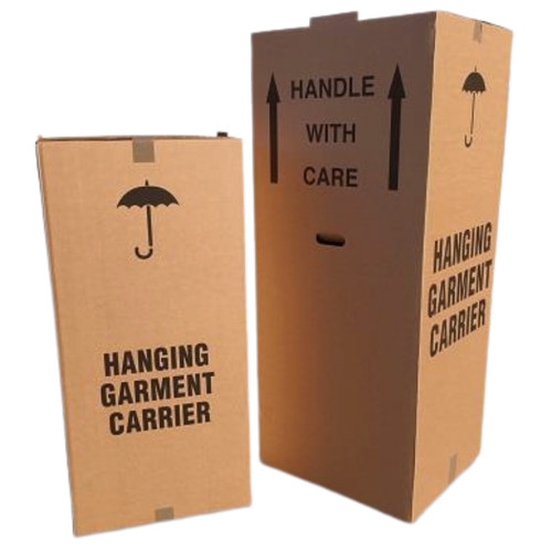 Cardboard wardrobe boxes - cardboard,
