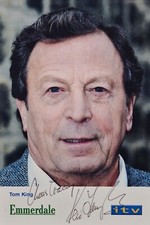 Ken Farrington Emmerdale Personalized original autograph Tom King 10x15cm