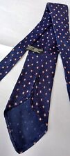 VINTAGE 1950S TOOTAL GREY QUALITY BLUE SPOTS & SQUARES TIE/MOD/60S/REVIVALIST 