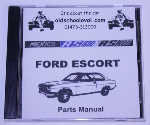Mk1 escort avo parts - parts, manual