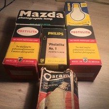  JOBLOT 6 x PHOTOLITA PHOTAX PHILLIPS PHOTOGRAPHY Phillips Mazda LIGHT BULB