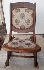 Antique folding rocking chair