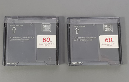 Sony original minidiscs - 2, 60