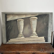 Vintage Fairground Wooden Panel Hand Painted Phillip Ellis Original Showman Art