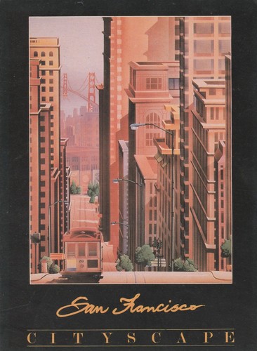 San francisco cityscape cable - san,