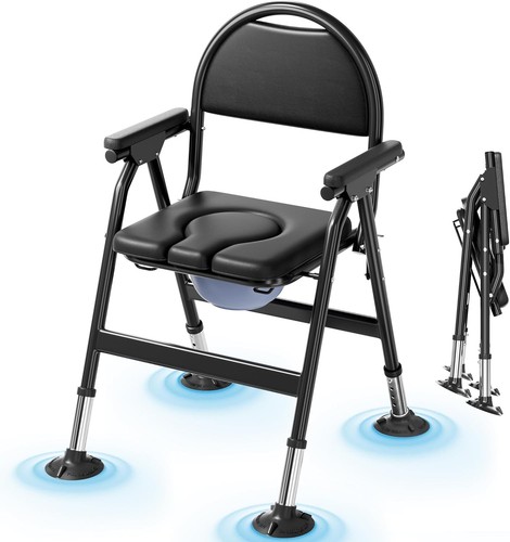 Elderly commode toilet - commode, chair