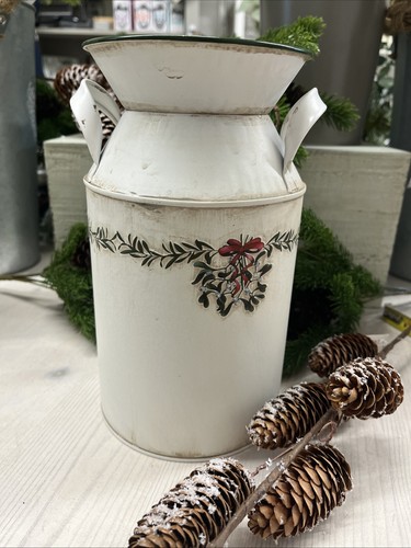 Vintage style metal milk - style,