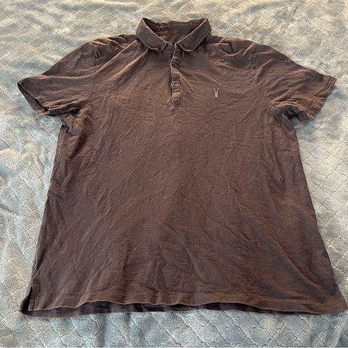 All saints charcoal polo - saints,