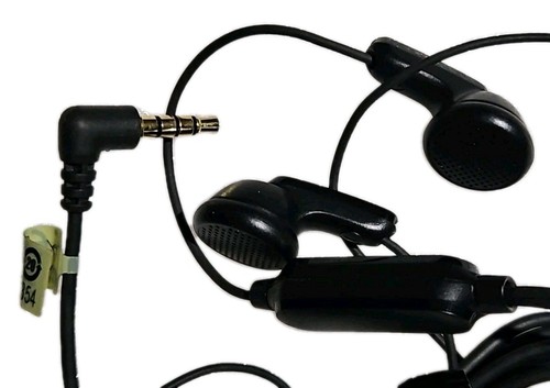 Black 5mm stereo handsfree - stereo,