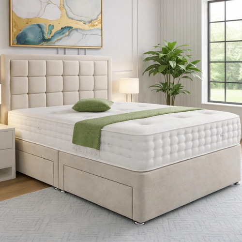 New cube divan bed set - new,