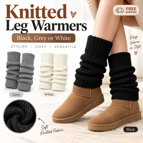 Women leg warmers - warmers, knitted