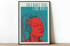 Radiohead - Karma Police Lyric Poster Print | For a minute there I lost myself
