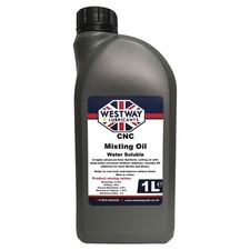Soluble Metal Cutting Oil / Mist Oil Dyed Blue for CNC Mist Systems - 1 Litre