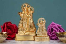 Radha krishna statue murti car - radha,