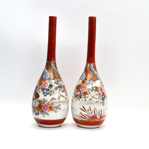 Pair japanese kutani - japanese, hand