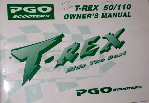 Pgo rex 110 owners - t-rex, 50/110