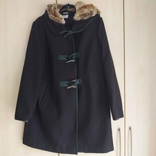 Ladies Black DUFFLE COAT with