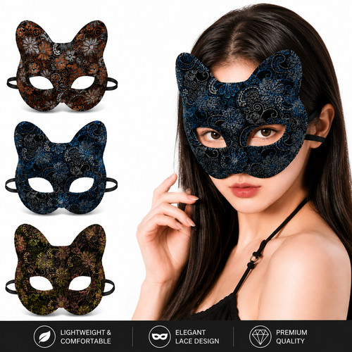 Womens cat eye mask lace - eye,