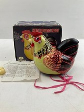 Vintage Battery Operated Hen Laying Eggs Toy Collectible with Box