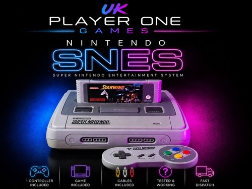 Super nintendo snes console - snes,