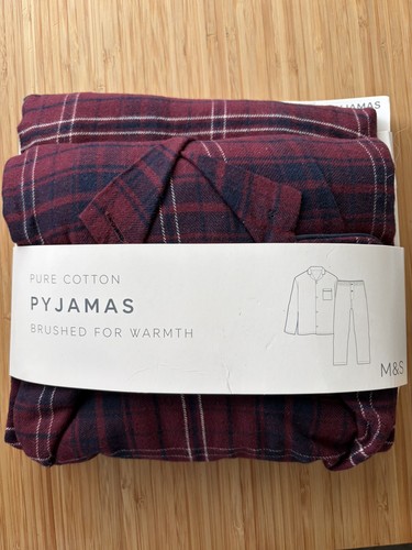 Mens pyjamas cosy brushed - m&s,