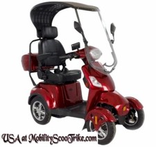 Covered four-wheeled electric