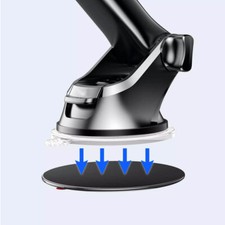 Black Adhesive Sticky Mat Phone Holder for 80mm Car Dash Suction Cup Pad Holder