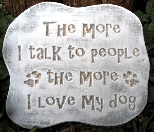 Animal dog puppy plaque - , mold