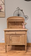 Antique Pine Small Victorian Sideboard Cabinet Cupboard Side Table Washstand