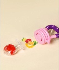 1pc colour baby fruit feeder - fruit,