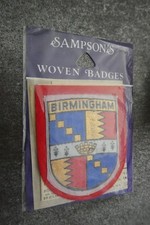 Birmingham Woven Cloth Patch Badge (L45S)
