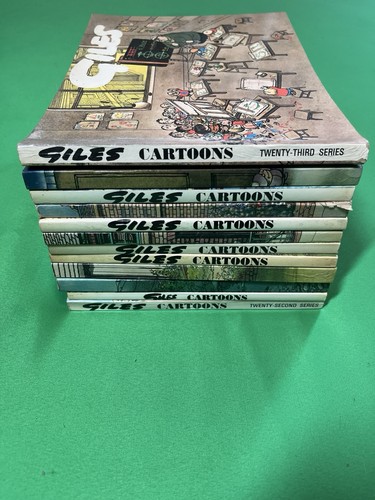Giles cartoon books - lot, 12